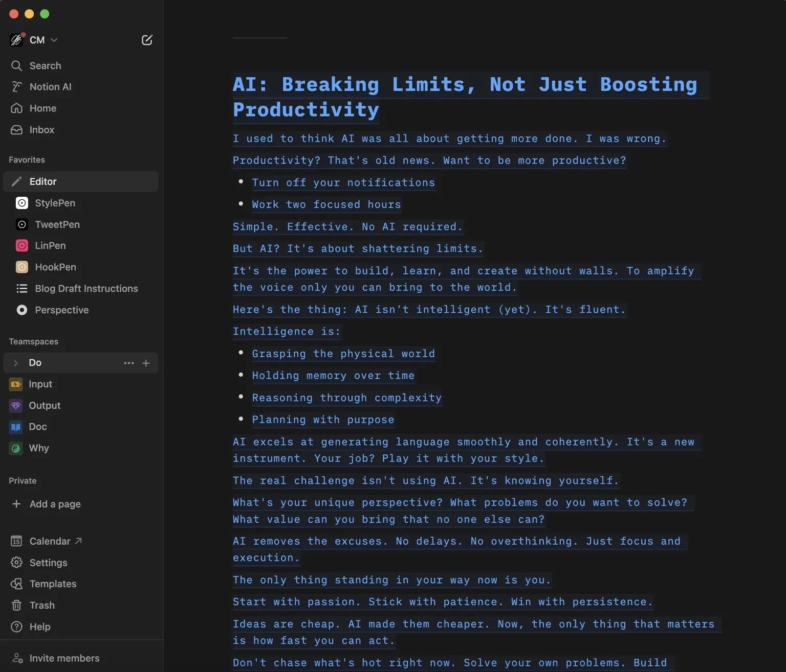 How to Build an AI-Powered Writing System That Sounds Like You — Charafeddine Mouzouni | Cohorte