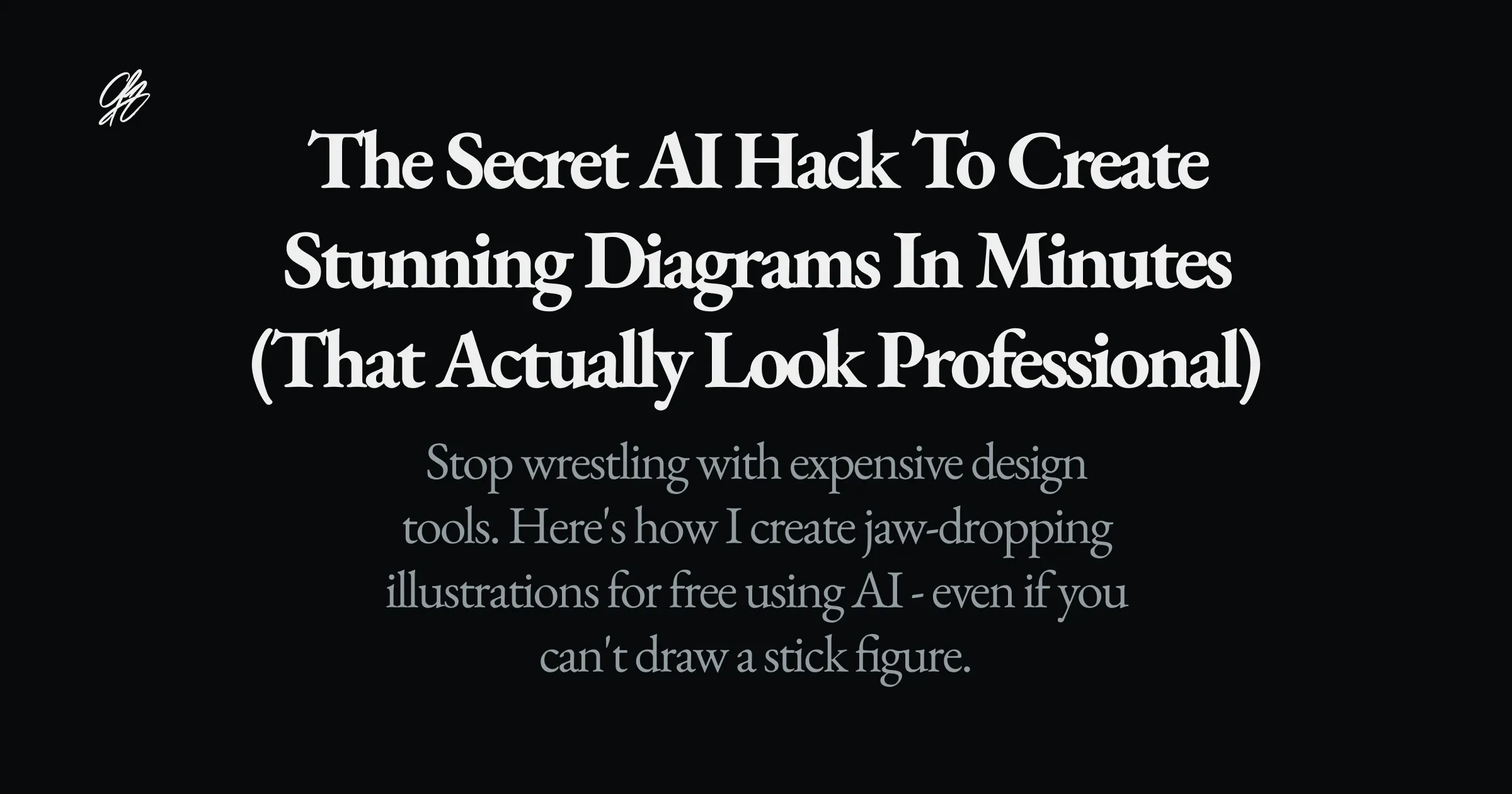 The Secret AI Hack To Create Stunning Diagrams In Minutes (That Actually Look Professional)